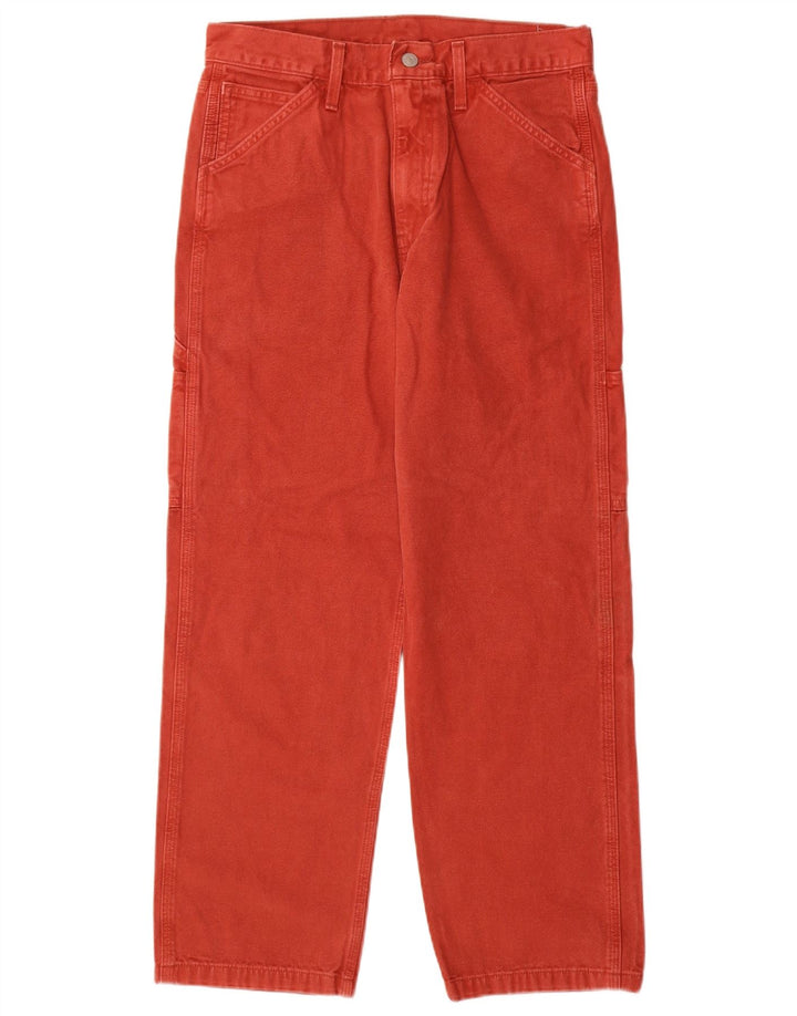 Blugi Levi's Cargo Straight pentru bărbați W30 L30 bumbac roșu