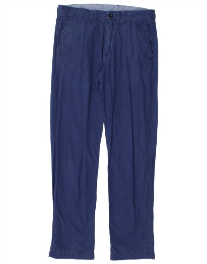 Pantaloni chino drept bărbați J. Crew L31 L32 Bumbac bleumarin