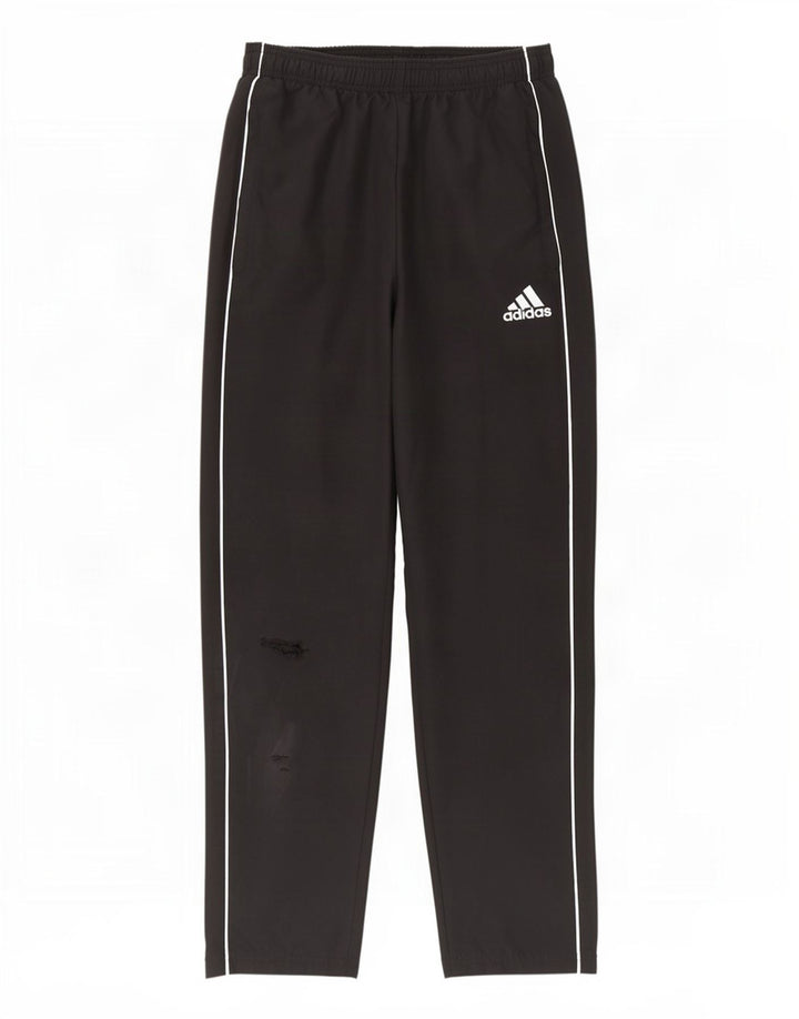 Pantaloni de trening Adidas baieti 13-14 ani poliester negru