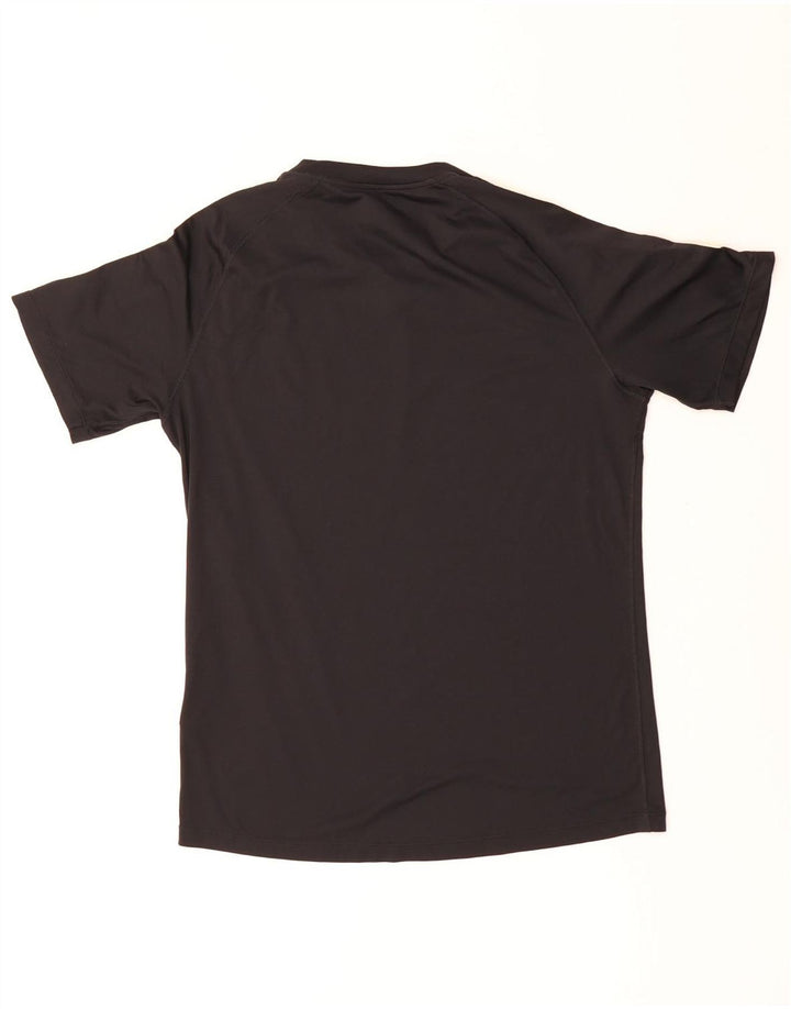 Tricou pentru bărbați ASICS Top Mediu Negru Poliester Bloc de culoare