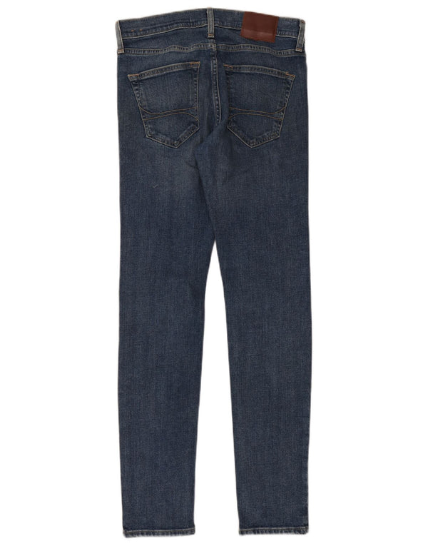 Blugi pentru bărbați Hollister Super Skinny W30 L32 Blue Cotton