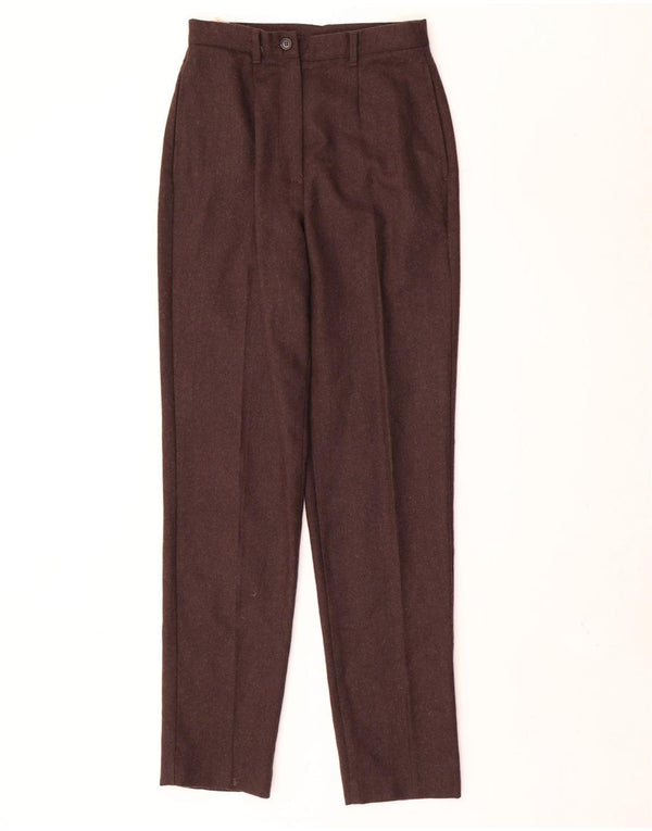 Pantaloni casual Benetton pentru femei cu talie înaltă IT 40 Small W24 L30 maro