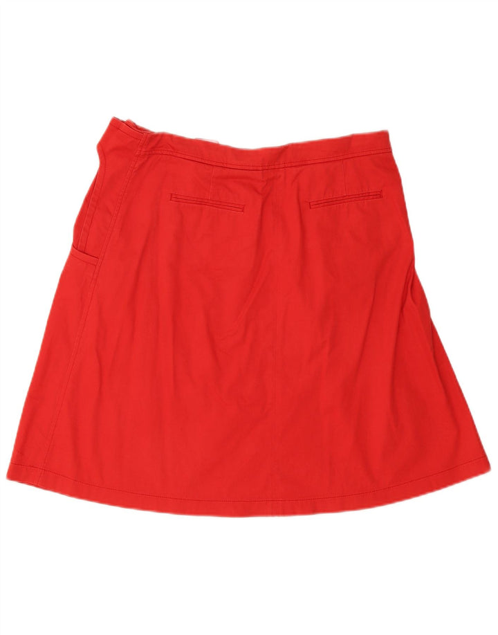 Fustă A-Line pentru femei Armani US 8 Medium W30 Bumbac roșu