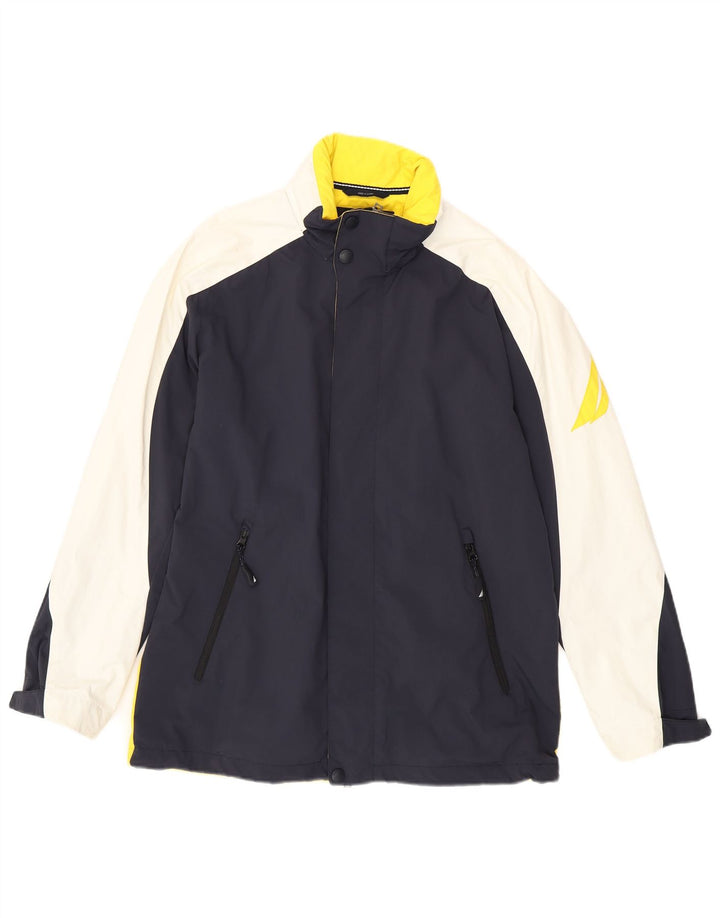 Jachetă Windbreaker pentru bărbați cu grafică NAUTICA UK 38 Medium Bleumarin Colorblock