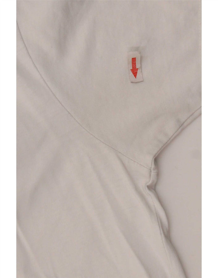 Tricou grafic pentru bărbați Ellesse Top mic, alb, bloc de culoare