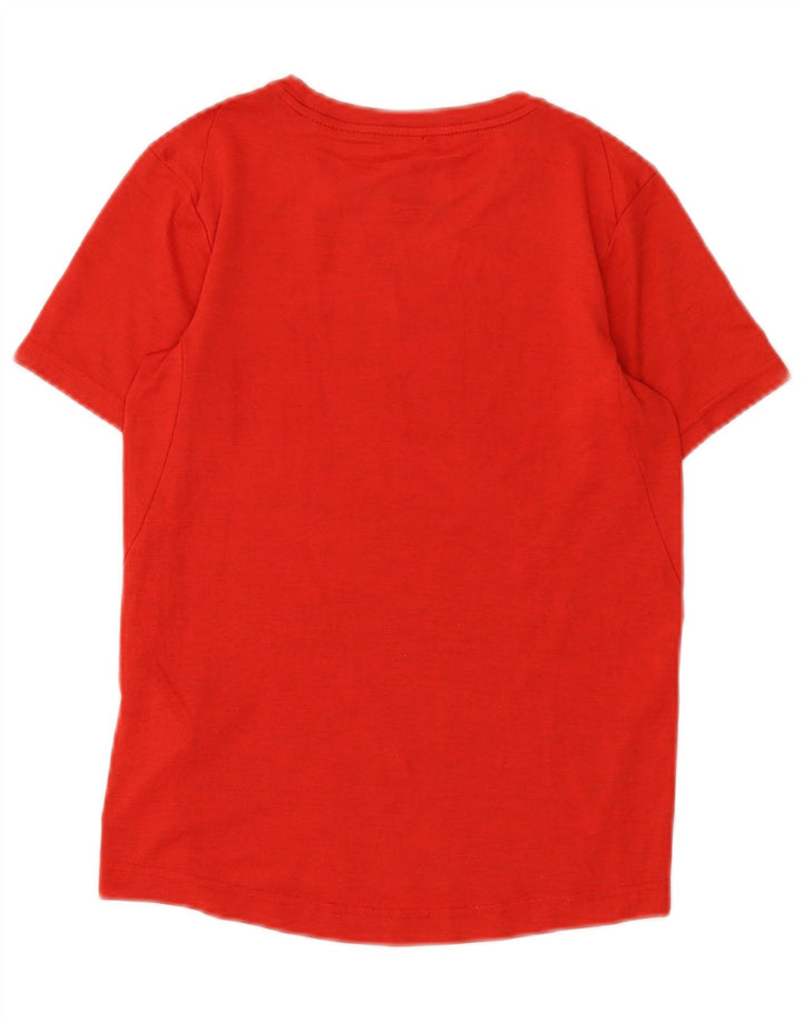 Tricou Nike Dri Fit pentru băieți Top 10-11 ani Poliester cu pete roșii medii