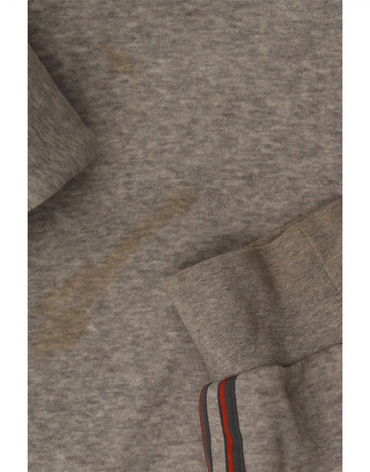 Pulover Adidas pentru bărbați, bumbac, gri mediu