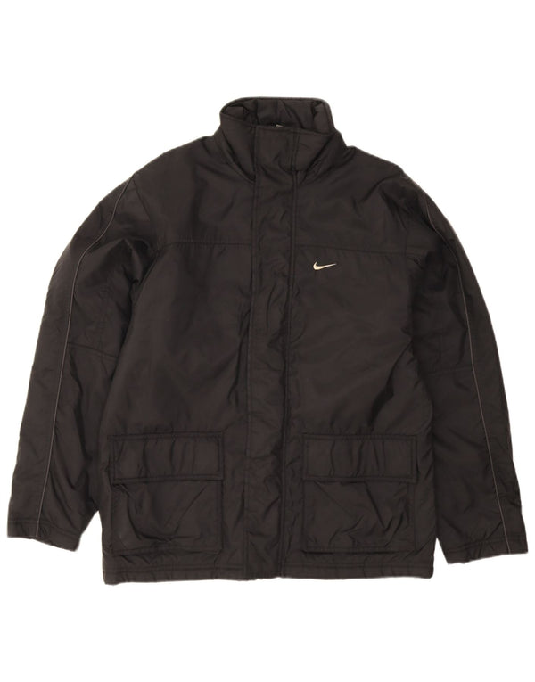 Jachetă căptușită pentru bărbați Nike Marea Britanie 36/38 Mic, negru, nailon