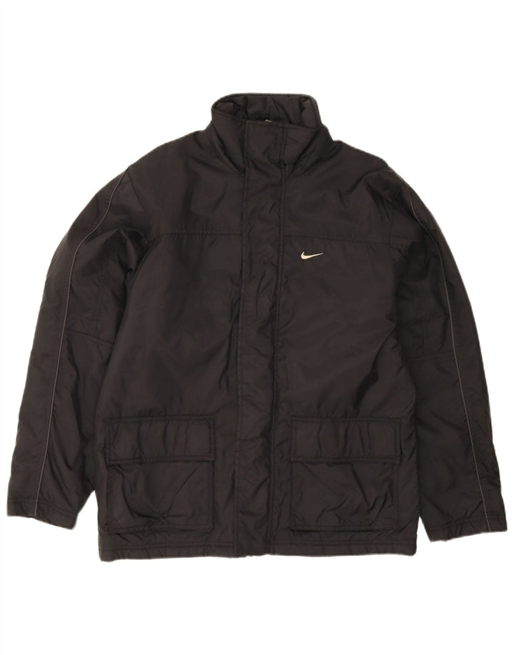 Jachetă căptușită pentru bărbați Nike Marea Britanie 36/38 Mic, negru, nailon