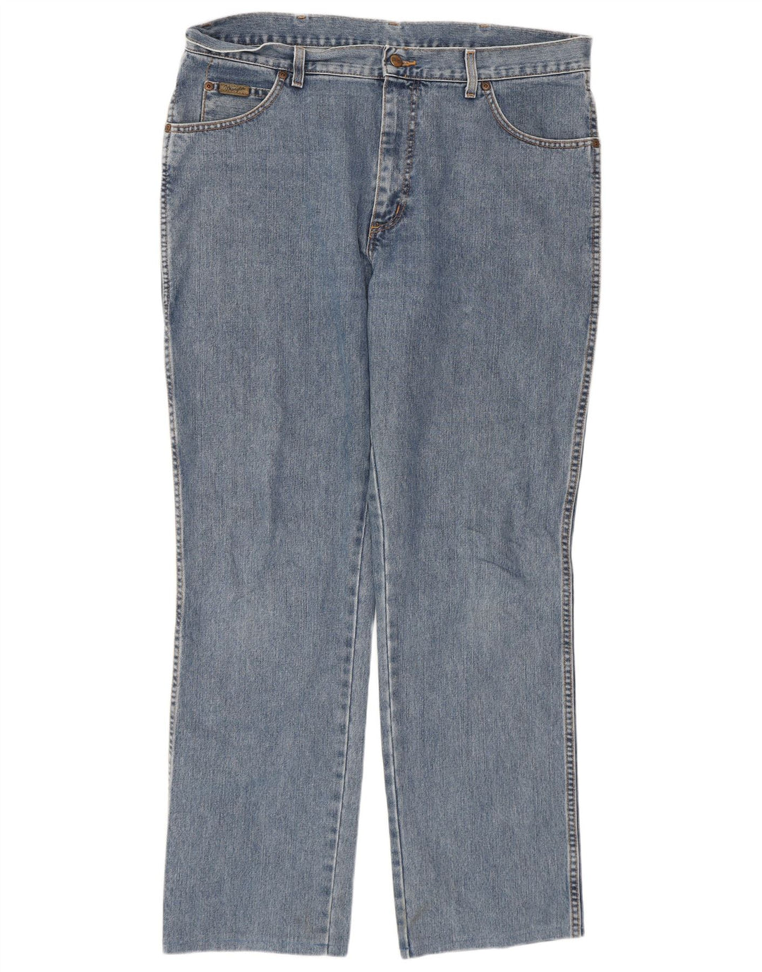 Blugi drepti pentru bărbați Wrangler W36 L32 Blue Cotton Classic