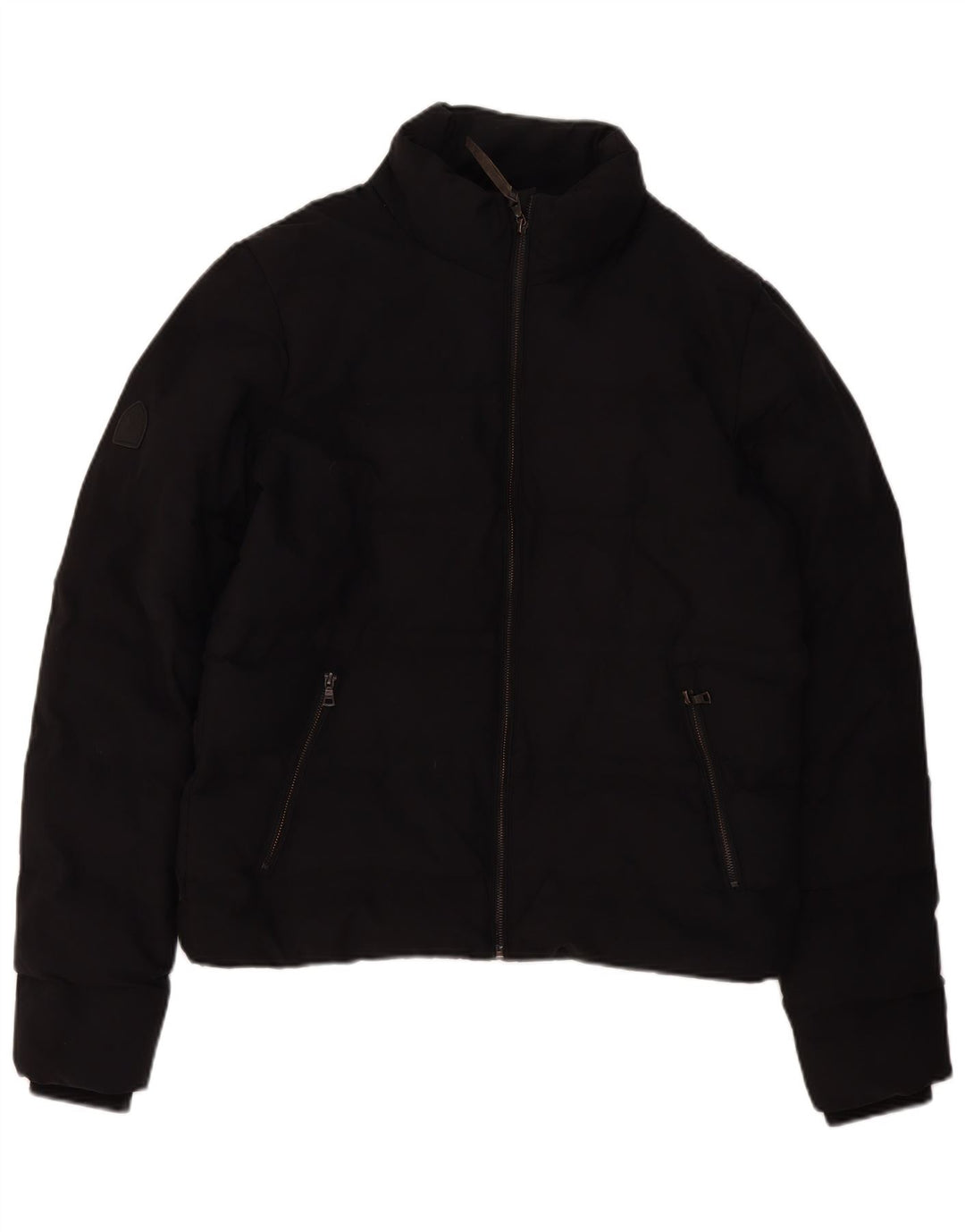 Jachetă căptușită pentru bărbați Superdry UK 38 Poliester mediu negru