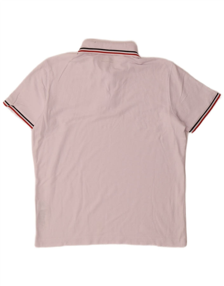 Tricou polo pentru bărbați Lotto, bumbac roz mediu