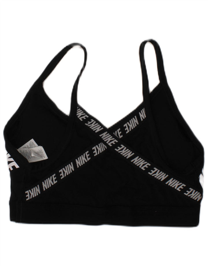 Sutien sport căptușit pentru femei Nike, mic, negru, poliester sport