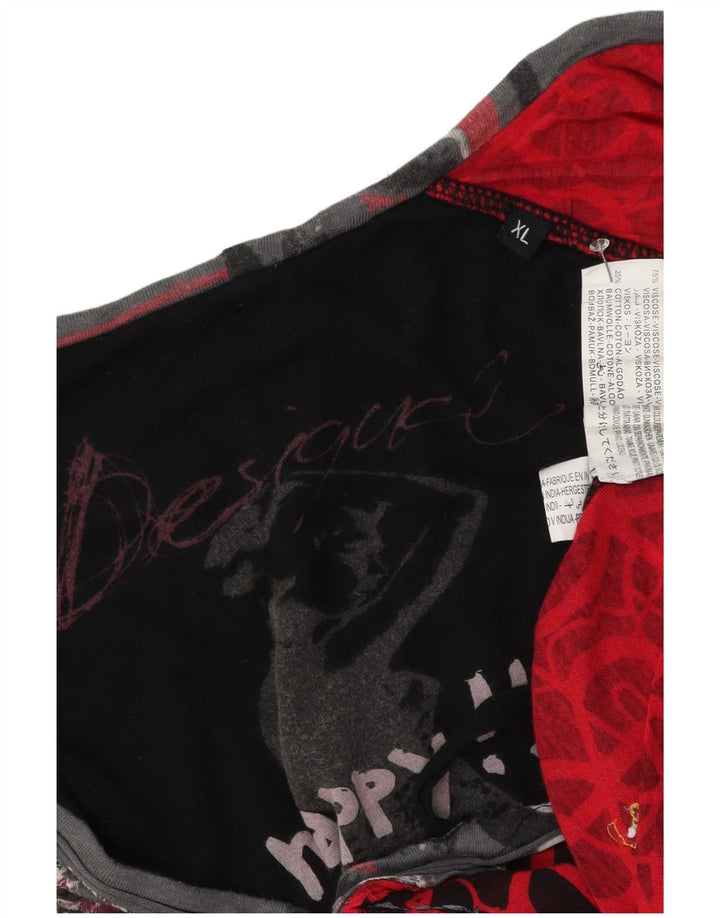 Bluză Desigual pentru femei cu model abstract, Vâscoză multicoloră UK 18 XL