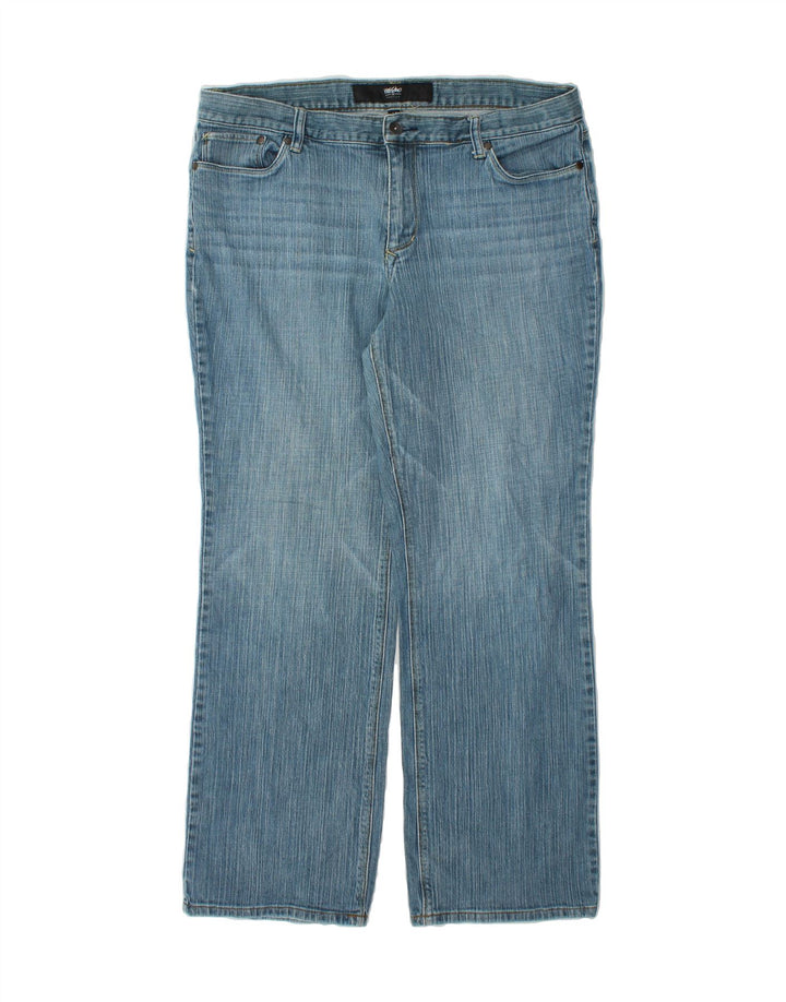 MOSSIMO Womens Straight Jeans US 14 XL W36 L30 Blue Cotton Vintage Mossimo and Second-Hand Mossimo from Messina Hembry 