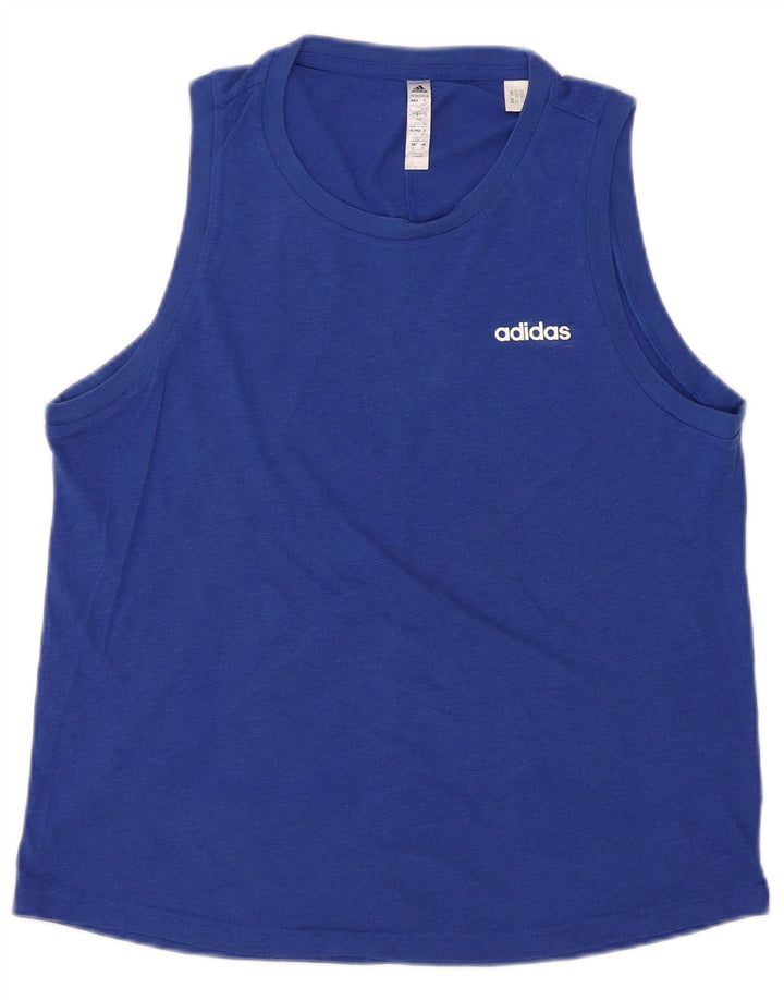 Vest Top Aeroready pentru bărbați Adidas UK 38/40 Poliester albastru mediu