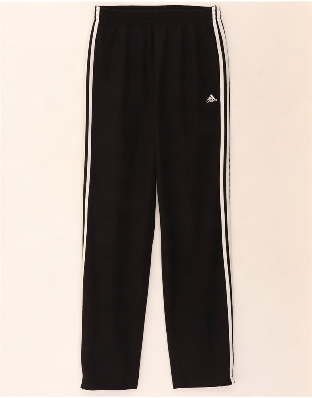 Pantaloni de trening Adidas pentru bărbați, poliester mediu negru