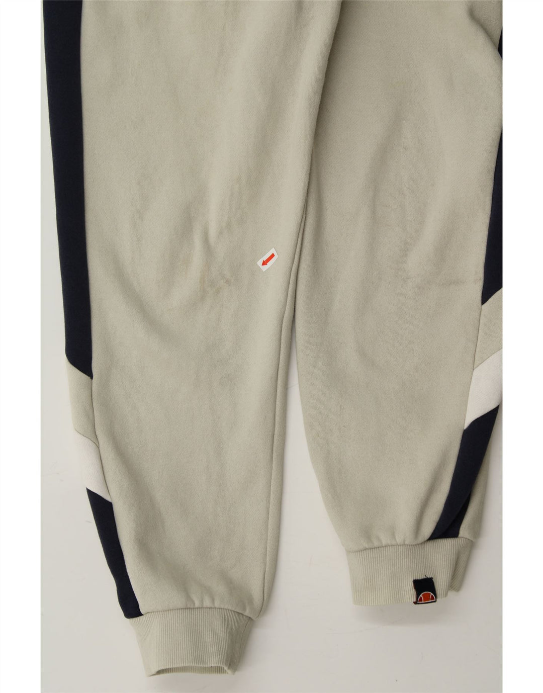 ELLESSE Womens Tracksuit Trousers Joggers UK 8 Small  Off White Vintage Ellesse and Second-Hand Ellesse from Messina Hembry 