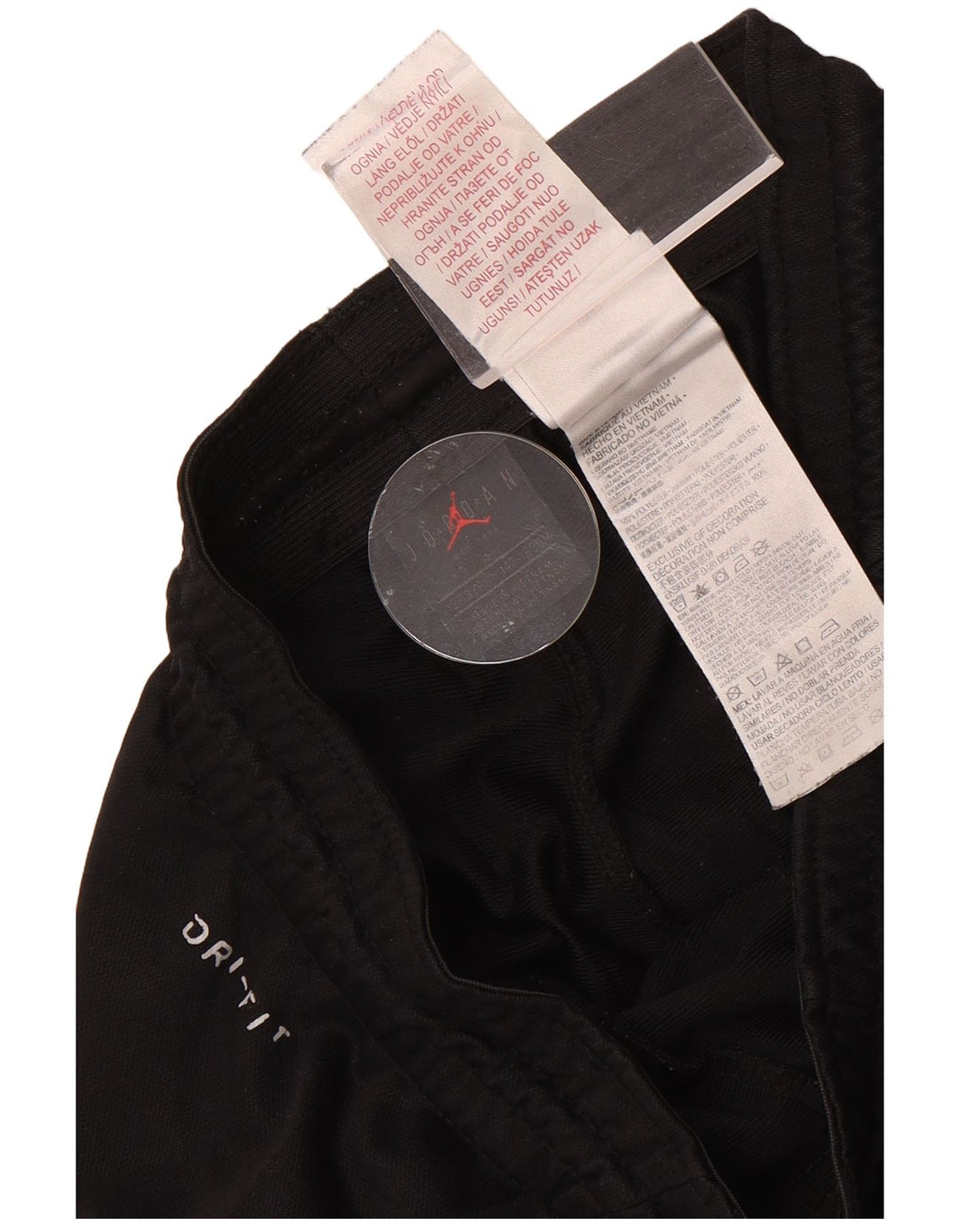 Jordan Boys Dri Fit Pantaloni de trening 12-13 ani Poliester negru mare