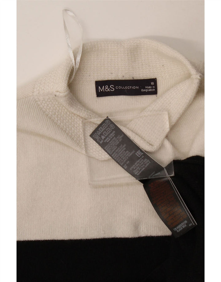 Pulover cu gât țestoasă pentru femei Marks & Spencer UK 10 Mic Negru