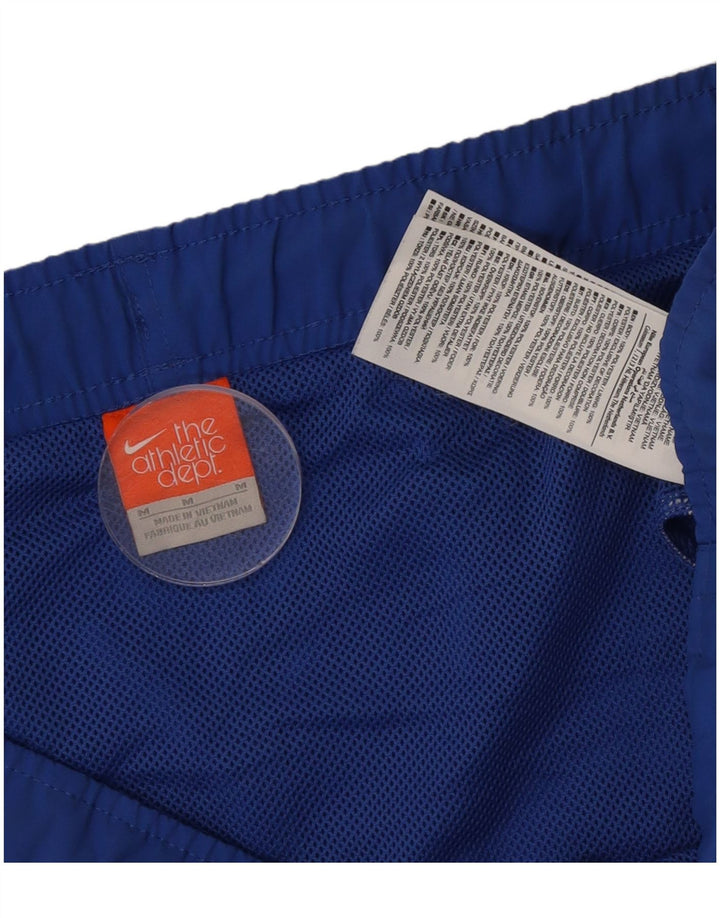 Pantaloni scurți sport grafic Nike pentru bărbați, albastru mediu, poliester color bloc
