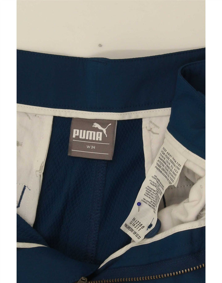 Pantaloni scurți chino pentru bărbați Puma W34 Large Blue Polyester
