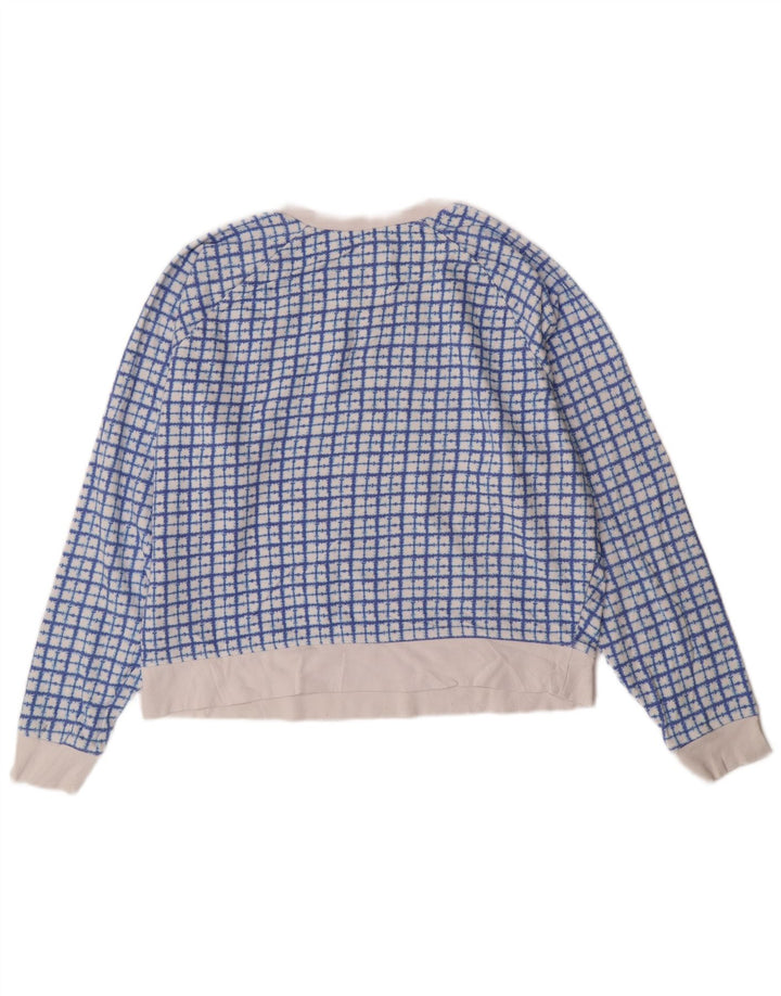 Pulover pentru femei Champion UK 18 XL Blue Check Bumbac