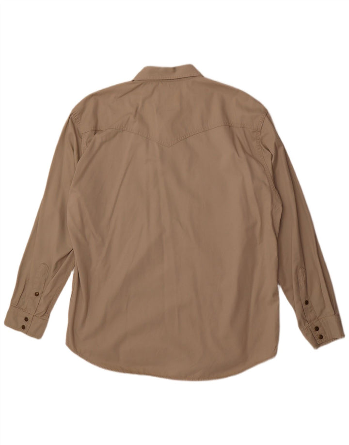 Cămașă pentru bărbați Wrangler 2XL, bumbac bej
