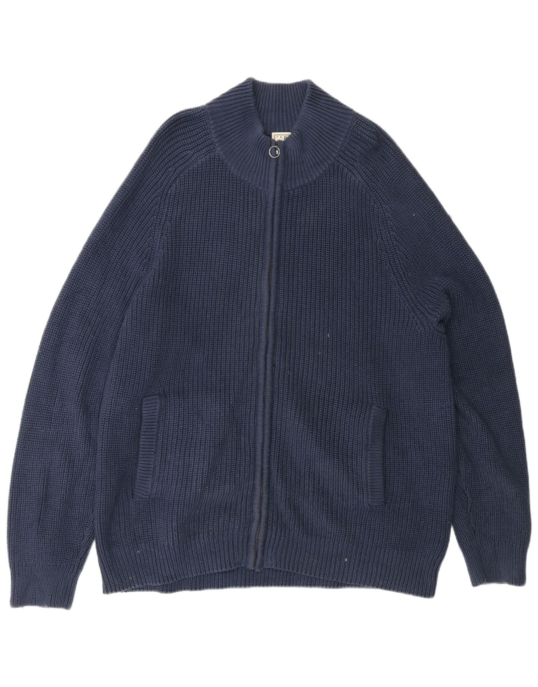 Pulover cardigan pentru bărbați L.L.BEAN, mare, bleumarin, bumbac