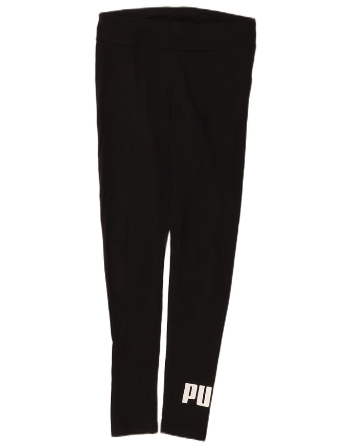 Leggings grafic Puma pentru femei UK 8 Small Black Bumbac