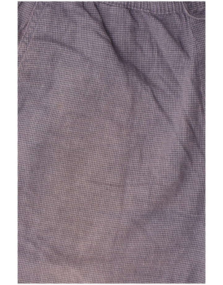 Pantaloni scurți chino pentru femei Abercrombie & Fitch Medium W32 bleumarin Houndstooth