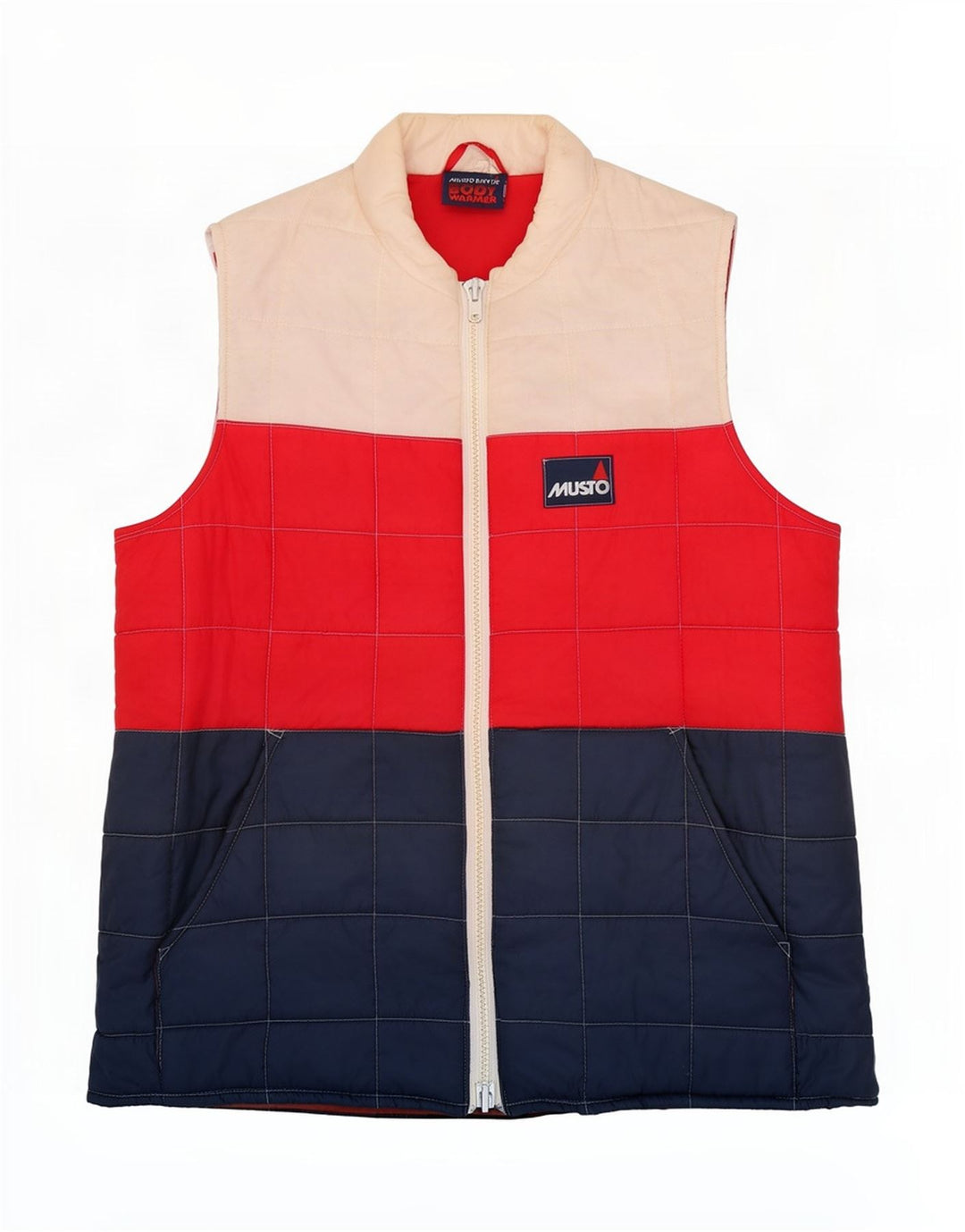 Musto Gilet Captusit pentru Barbati UK 38 Medium Multicolor Colorblock Nylon