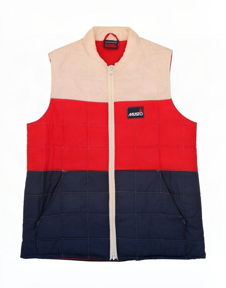 Musto Gilet Captusit pentru Barbati UK 38 Medium Multicolor Colorblock Nylon