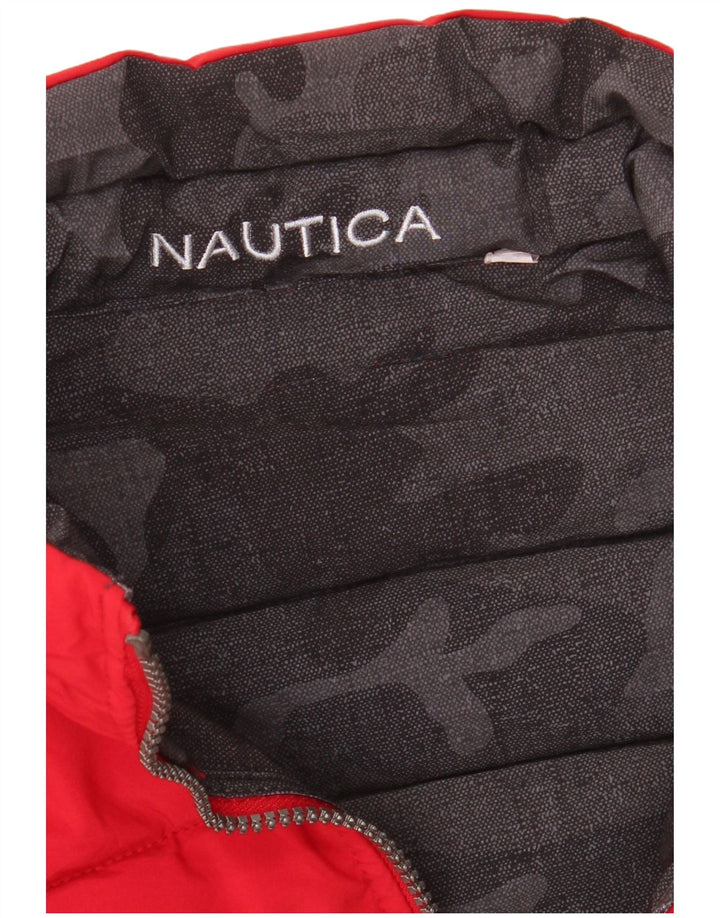 Jachetă căptușită reversibilă pentru bărbați NAUTICA UK 40 Camuflaj negru mare