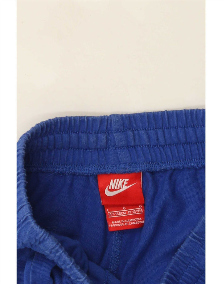 Pantaloni scurți sport grafic Nike pentru băieți 12-13 ani, mari, albastru
