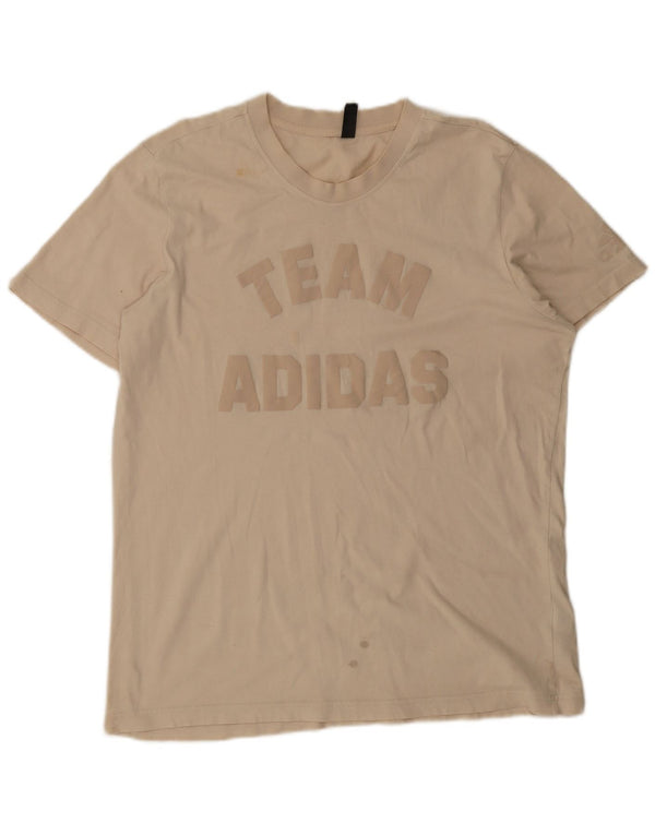Tricou grafic pentru bărbați Adidas Top mare bej