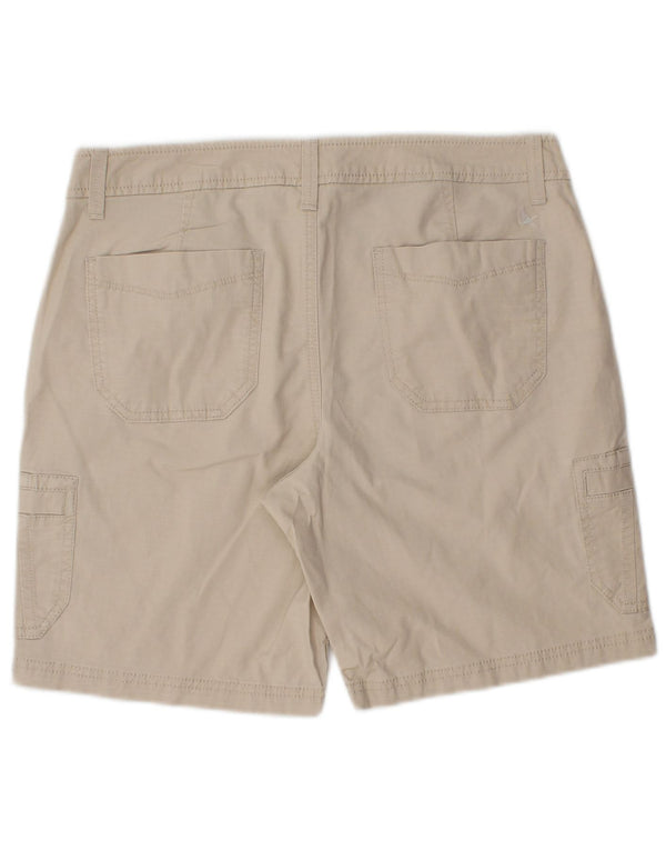 Pantaloni scurti cargo pentru femei Eddie Bauer US 4 Small W30 Beige Bumbac