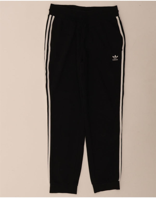 Pantaloni de trening Adidas pentru femei Joggeri UK 16 Bumbac negru mare