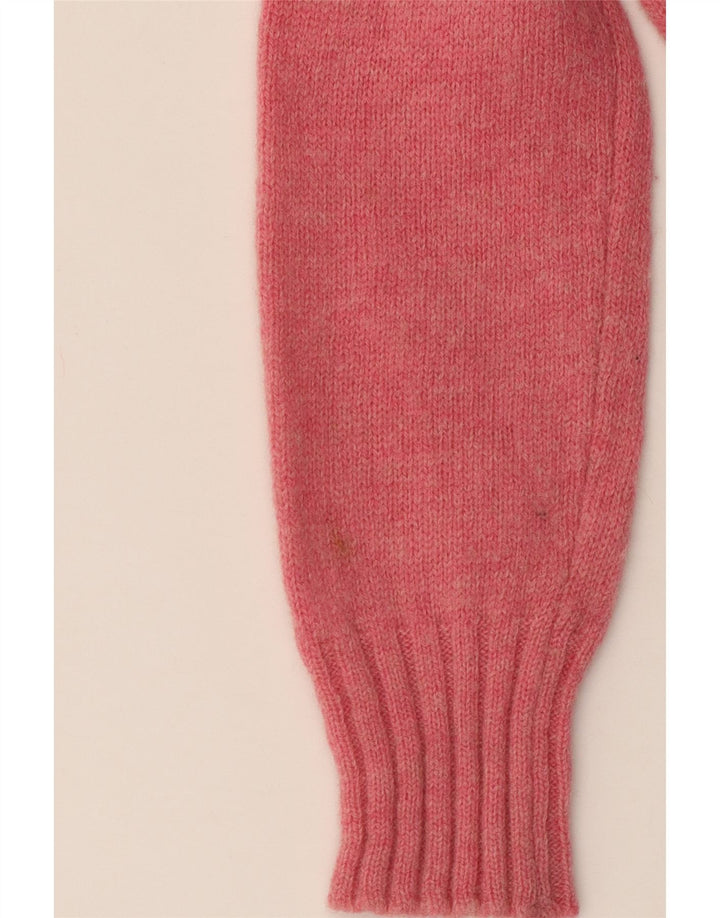 Pulover pentru damă BENETTON, cu grafică, cu decolteu barcă, mic, roz