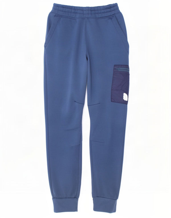 The North Face Boys Cargo Tracksuit Trousers Joggers 9-10 Years Medium Blue