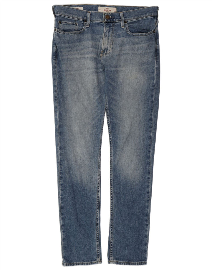 Blugi skinny pentru bărbați HOLLISTER W31 L32 bumbac albastru