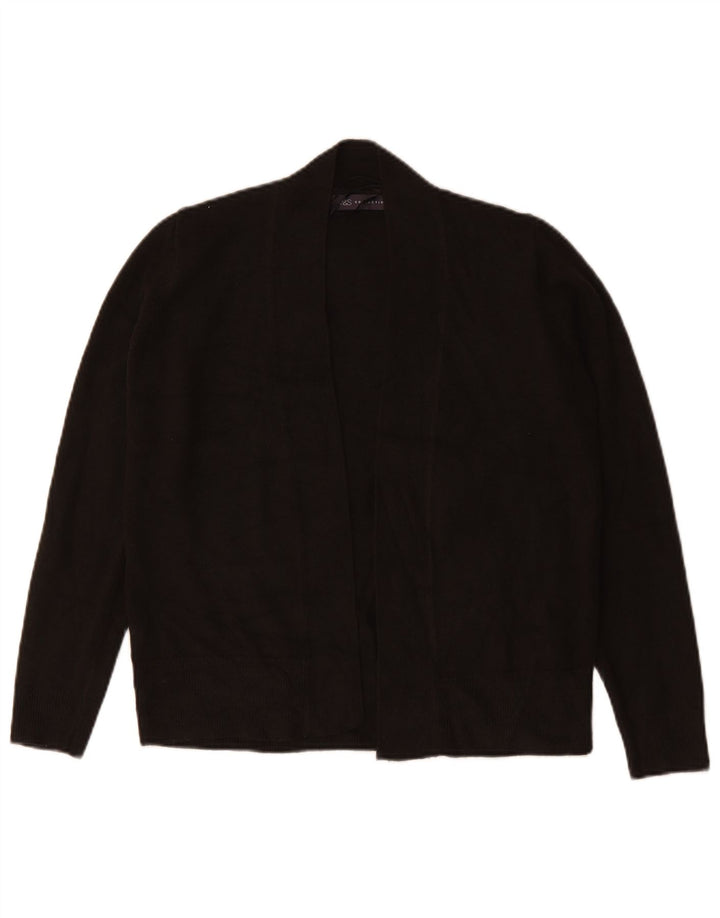 MARKS & SPENCER Pulover cardigan deschis pentru femei UK 14 Medium Black Acrylic