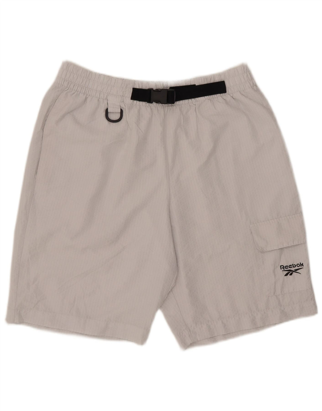 Pantaloni scurți sport cargo pentru bărbați Reebok, mari, alb, din poliester