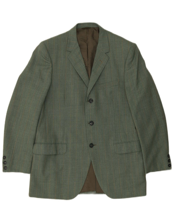 Blazer pentru bărbați Facis cu 3 nasturi IT 48 Medium Green Check Terital