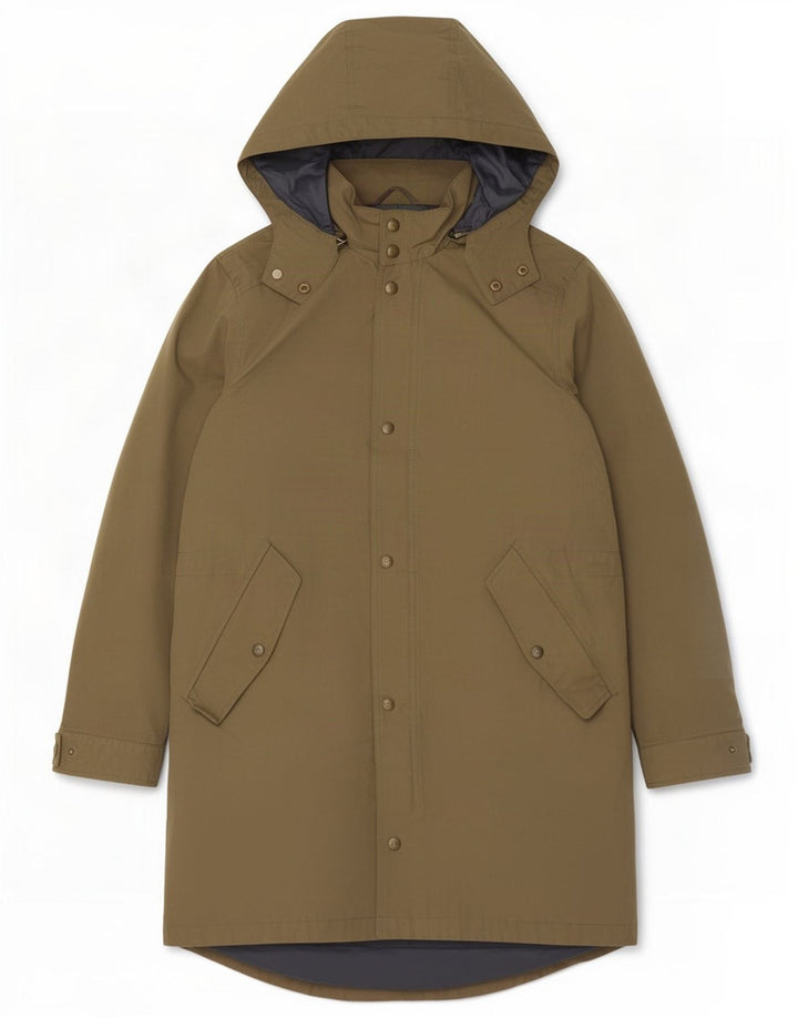 Jachetă parka cu glugă Massimo Dutti pentru bărbați UK 40 mare kaki