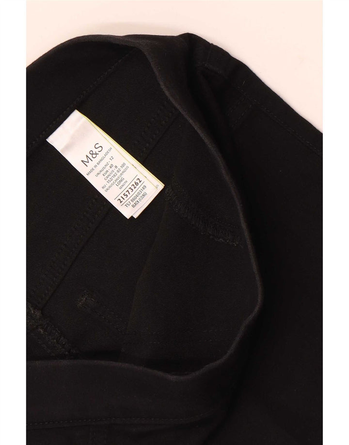 Blugi jegging pentru femei Marks & Spencer UK 12 Medium W30 L30 Bumbac negru
