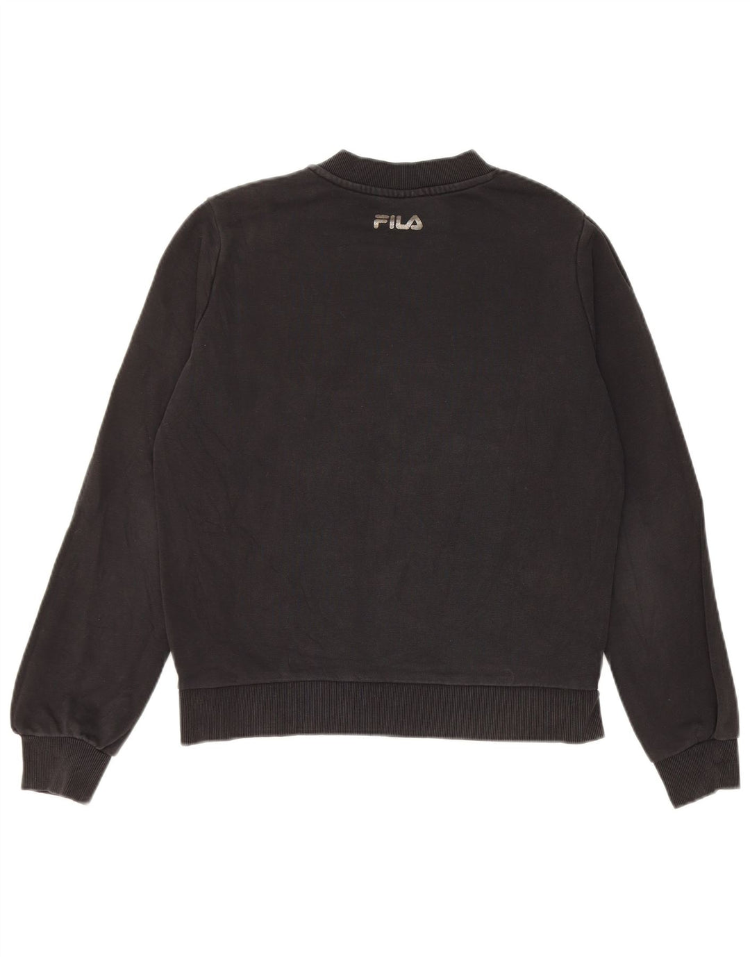 Pulover supradimensionat pentru femei Fila UK 6 XS Bumbac negru