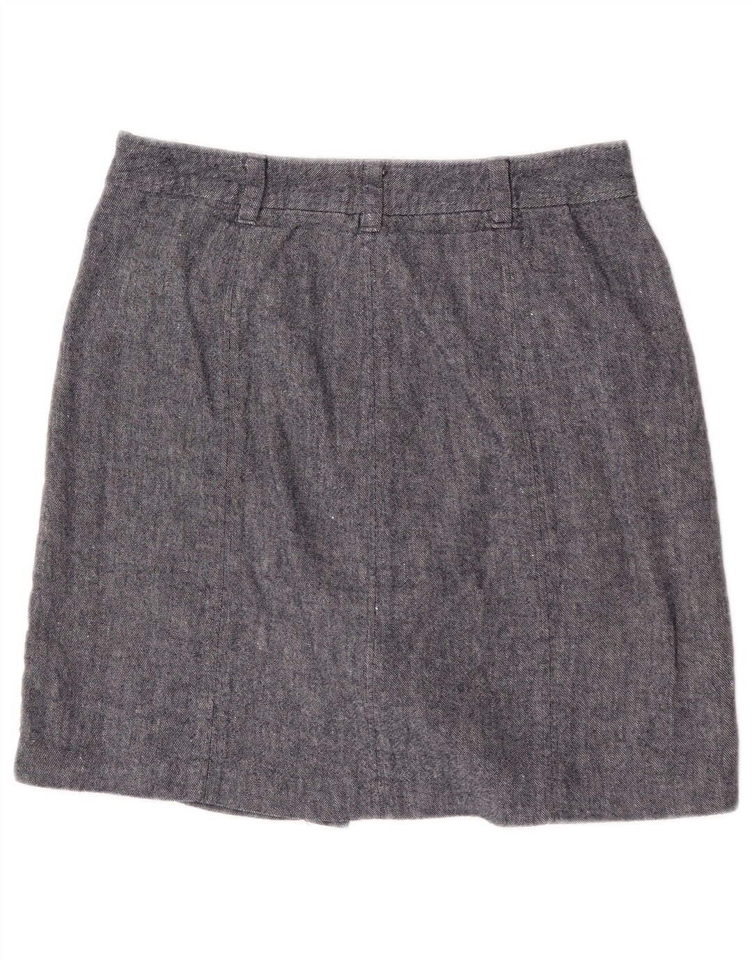 Fusta mini Hobbs pentru femei UK 10 Small W28 Blue Bumbac