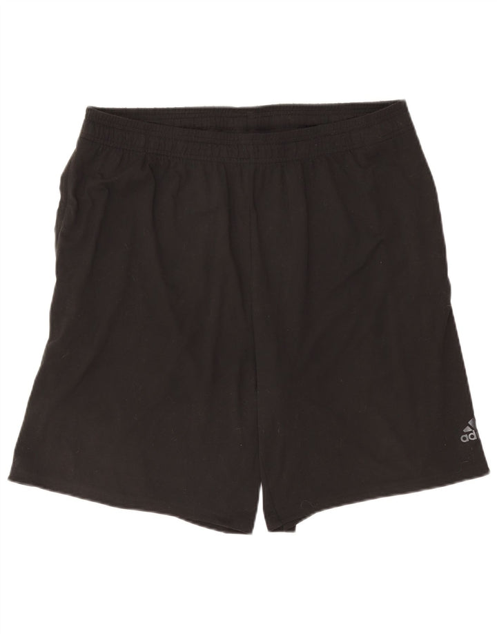 Pantaloni scurți sport pentru bărbați Adidas Climalite, mari, negru, poliester