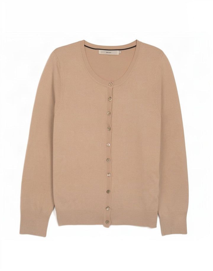 Pulover cardigan pentru femei John Lewis UK 12 Medium Beige Viscose